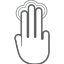 finger, gesture, hand, interactive, scroll, swipe, tap 