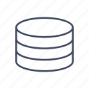 data, database, server, storage