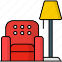 living, room, lamp, sofa, couch, lobby, furniture