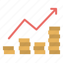 analytics, business, coin, graph, zoom