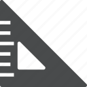 ruler, triangle, geometric, geometry, measure, measurement, tools