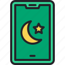 smartphone, moon, ramadan, muslim, cultures