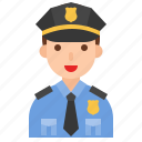 avatar, job, male, occupation, police, policeman, profession