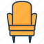 armchair, chair, furniture, sofa 