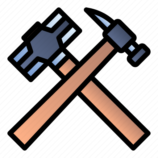 Gavel, hammers, helve, mallet icon - Download on Iconfinder