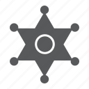 badge, law, officer, police, sheriff, sign