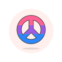 bisexual, peace, sign