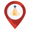 church, location, catholic, position, maps