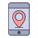 location, map, mobile, online, phone