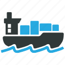 cargo, ship, shipping