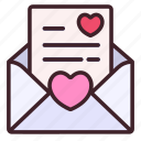 love, letter, heart, romantic, valentine