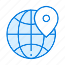 globe, location, map