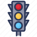 location, map, navigation, navigator, road indicator, traffic light, traffic signals