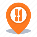 gps, location, map pin, pin, restaurant