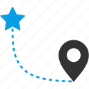 marker, area, distance, pin, point, locate, location mark