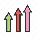 business, graph, high, inflation, interest, rate, up