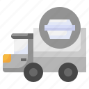 delivery, transportation, meal, truck, vehicle