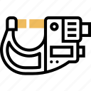 micrometer, digital, range, accurate, measurement