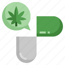 capsule, cannabis, drugs, healthcare, medical, botanical