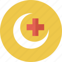 cross, doctor, health, healthcare, medical, moon