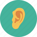 ear, human ear, listen, medical, sound