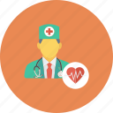 doctor, healthcare, heart specialist, medical, physician icon