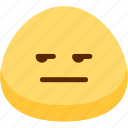 annoying, emoji, emotion, expression, face, feeling