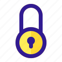 lock, padlock, password, protection, security