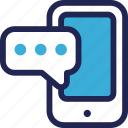 chat, communication, features, message, mobile, phone, smartphone