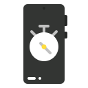 timer, time, stopwatch, wait, mobile, phone, smartphone