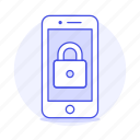 lock, locked, mobile, phone, security, smartphone