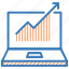 business graph, laptop, line graph, seo graph, statistics 