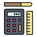 calculator, education, pen, scale