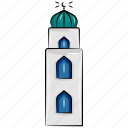 mosque, islam, arabic, minaret