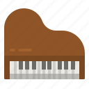 piano, musical, instrument, music, orchestra