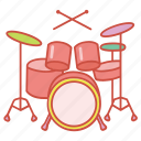 drum, drumkit, instrument, kit, music, musical, set