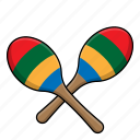 instrument, maraca, maracas, music, percussion