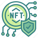 shield, cyber, security, token, nft