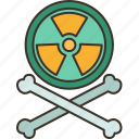 nuclear, warning, hazard, danger, caution