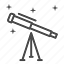 spyglass, telescope, astronomy, scope, star, explore, space