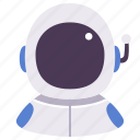 astronaut, avatar, career, man, occupation, people, person