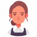 avatar, career, female, housekeeping, occupation, people, woman