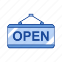 open, open tag, retail, shopping