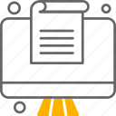 document, lcd, file, led