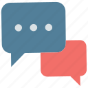 chat, chat bubble, comment, communication, conversation, message, talk