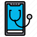 smartphone, stethoscope, healthcare, medical