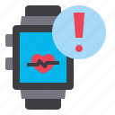 smartwatch, notification, heart, rate, healthcare, medicine