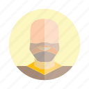 avatar, bald, beard, man, people, person, user