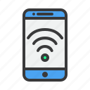 application, connection, mobile, phone, signal, wifi