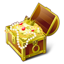 chest, gold, treasure 